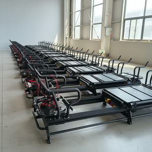 2026 EVO <span class=keywords><strong>Mega</strong></span> Former Professionnel Classique Noir, Lit <span class=keywords><strong>de</strong></span> Pilates Réglable en Aluminium, Megaformer, Miniformer, Reformers <span class=keywords><strong>de</strong></span> Pilates - Product Image 5