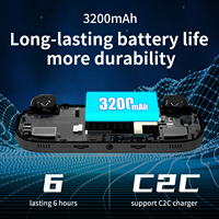 Nueva Consola Portátil Anbernic RG40XX H con Sistema Linux, Pantalla de 4 Pulgadas, Anillo de Luz RGB, Compatible con Wi-Fi 5G, 64GB, Máquina de Videojuegos Retro