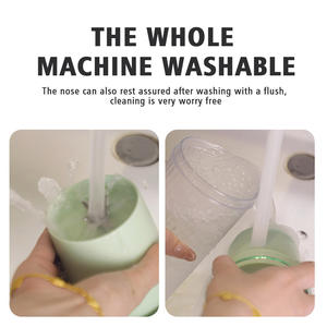 强力电动充电式 350 毫升便携式搅拌机榨汁机不锈钢刀片 1200 毫安电池适用于冰沙、奶昔、果汁 - Product Image 6