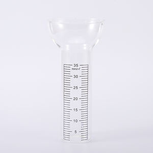 Profesyonel Meteological kullanılan el feneri şekli ölçme silindiri cam yağmur göstergesi - Product Image 5