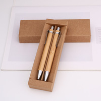 Stylos Bille Rétractables en Bambou Écologiques Personnalisés à Prix Abordable
