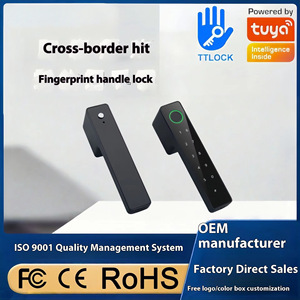 Tuya <b>Smart</b> Door <b>Lock</b> Fingerprint Password Electronic <b>Lock</b> For Wood Door - Product Image 4