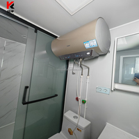 Maison préfabriquée en conteneur extensible de 20 pieds ou 40 pieds avec cuisine et salle de bain, maison portable au design contemporain