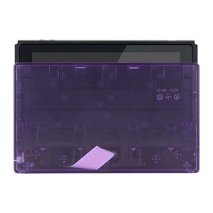 EXtremeRate ชุดเปลี่ยนฝาครอบใสสีม่วงแบบกำหนดเองสำหรับแท่นชาร์จ Nintendo Switch - Product Image 5