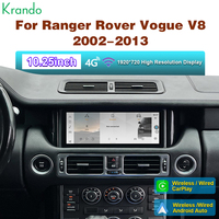 Lecteur multimédia de navigation Android Krando 10,25 pouces pour Range Rover Vogue V8 L322 2002 - 2013, autoradio GPS, CarPlay sans fil