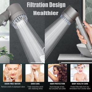 Ручная душевая головка высокого давления с креативным фильтром - Product Image 5