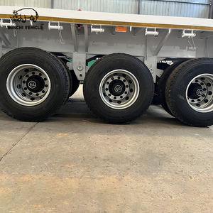 Nouvelle <span class=keywords><strong>promotion</strong></span> 20/40 pieds 3 <span class=keywords><strong>essieux</strong></span> 60 tonnes semi-<span class=keywords><strong>remorque</strong></span> à plateau - Product Image 4