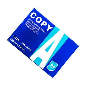 Photocopy 210x297MM Printing 70gsm 80gsm 85gsm A4 white Copy Paper 500 Sheets