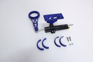 Soportes estabilizadores de amortiguador de dirección de aleación de aluminio CNC HD para Road Glide, para horquilla triple inferior de 49/54/58 mm - Product Image 4