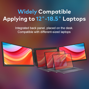 Moniteur double écran S10 FOPO, nouvelle tendance, 15,6 pouces, extension d'écran, plug and play, connexion USB-C ou HDMI pour ordinateur portable - Product Image 3