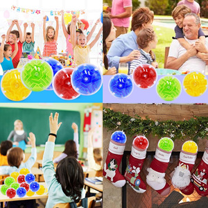 9 Estilos de Cubo de Laberinto 3D, Juguete de Triángulo y Bola para Estimular el Cerebro, Juguete Educativo Antiestrés para Niños y Adultos, Regalo - Product Image 5