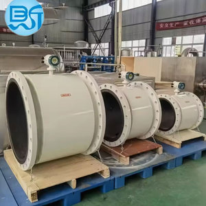 Dn900 điện từ đo lưu lượng 4-20mA RS485 địa chấn kháng nước chính xác đo lưu lượng kế từ tính - Product Image 5