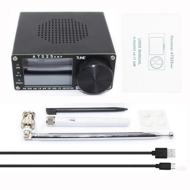 4.17 Firmware ATS25AMP RDS Full Band Radio with Spectrum Scanning DSP Receiver