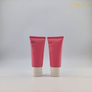 Tube souple rose de 50 ml et 60 ml, D35 mm, vide, pour emballage cosmétique, avec bouchon coréen à clapet, impression orientée, tube en plastique pour lotion - Product Image 2