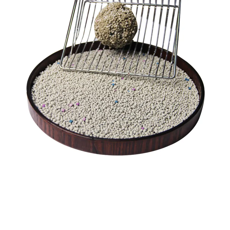 キャットリターファクトリーOEM/ODMマルチフレグランス防塵バルク強力凝集ボール型ベントナイト猫砂