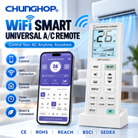 Télécommande universelle intelligente WiFi CHUNGHOP SR-80E pour climatiseur avec contrôle par application mobile et écran LCD