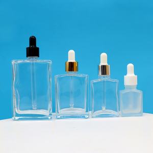 Flacon compte-gouttes en verre dépoli transparent pour cosmétiques, huiles essentielles et sérums visage – 1oz, 2oz, 4oz, 15ml, 30ml, 60ml, 120ml - Product Image 3
