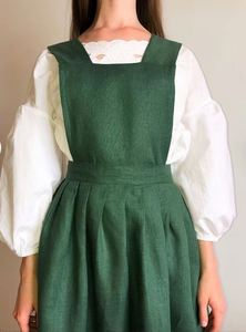 Cross Border Bib Apron Cotton Sleeveless Kitchen <b>Cooking</b> Adjustable Shoulder Strap Anti-fouling Two-<b>Wear</b> Restaurants Food - Product Image 2