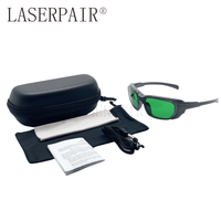 Lunettes de sécurité laser à monture intégrale en polycarbonate CE TR90 pour le traitement dentaire, protection des yeux 200-460nm & 630-670nm & 800-1090nm