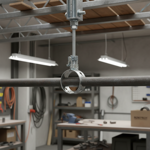 [ROBOTECH] Abrazadera de Tubería de Alta Velocidad, Primera en el Mundo, Fácil Instalación, Acero al Carbono Galvanizado con Revestimiento de Zinc, Brida Fundida - Product Image 3