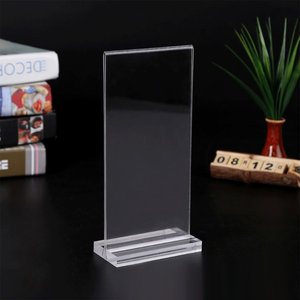 ป้ายอะคริลิคใสแบบตั้งได้สำหรับใส่ในงานแต่งงานป้ายตั้งได้มีสองด้านใส่ได้ในงานแต่งงาน - Product Image 3