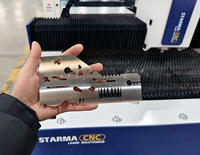 STARMA 2026 Yeni 3000W CNC 1325 3015 Lazer Kesim Makinesi Tek Platformlu Çelik Levha Metal Sac İçin Farklı