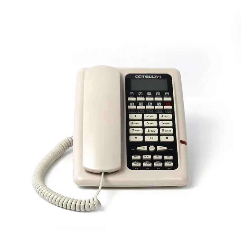 Cotell Fuego Serie FG1088D Kabel gebundene Telefone Magnetischer Hakensc halter Analoges Festnetz telefon Home Office Business Phone