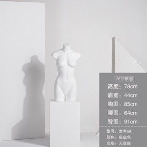 New Design Cheap Price Half Body Male <strong>Female</strong> Mannequin Doll Torso <strong>Dummy</strong> <strong>Plastic</strong> Male Mannequin for Sale - Product Image 5