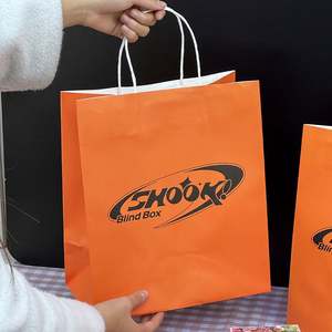 Customized Eco-Friendly Recyclable <b>Toy</b> Gift Bag Twisted Handle Personalized Packaging Kraft Paper Bag - Product Image 3