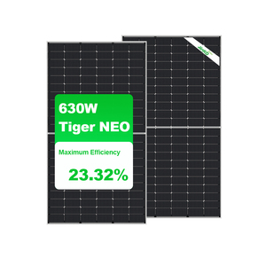 Panneaux solaires photovoltaïques bifaciaux de type N E-Nice 605W-700W Modules JA Feuille arrière blanche Bon prix pour palette emballée - Product Image 2
