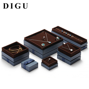 DIGU, venta al por mayor, creativo con cinta, caja de papel para embalaje de joyería, tapa de lujo y anillo Base, colgante, brazalete, regalo, <span class=keywords><strong>Boxa</strong></span> - Product Image 2