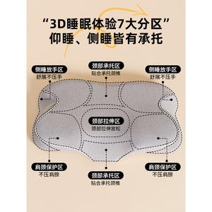 Butterfly Shaped Memory Foam <b>Pillow</b> Moderate Support For Sleeping With Phone Home Use - Product Image 4