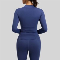 Hauts de sport pour femmes à séchage rapide, légers, coupe-vent, respirants, ajustés, avec logo personnalisé, pour la course à pied, la gym, le fitness et le yoga