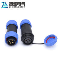 Connecteur étanche en plastique IP67 2 3 4 5 7 9 broches SP13 SP17 SP21 SP29 câble mâle femelle connecteur étanche circulaire