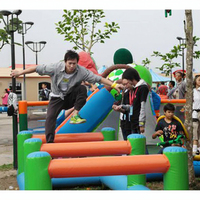 Vente flash : Arche gonflable U-Rides SP-316 pour jeux d'obstacles, taille et couleur personnalisables, matériau PVC, pour activités de plein air