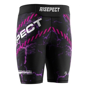 Shorts de compression Vale Tudo durables pour hommes, matière respirante, antidérapants, parfaits pour les arts martiaux, BJJ, MMA - Product Image 6