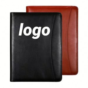 Portafolio Ejecutivo de Cuero PU A4 Personalizado con Impresión, Carpeta de 3 Anillos, Portadocumentos para Regalos Promocionales Corporativos al por Mayor - Product Image 1