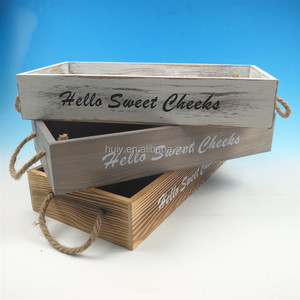 Farmhouse Wood <strong>Nice</strong> <strong>Butt</strong> Bathroom Decor Box Toilet Paper Holder - Product Image 5
