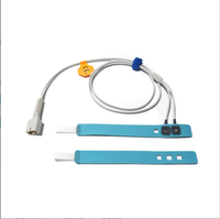 Sonde de capteur SpO2 réutilisable pour nouveau-né prématuré, en matériau souple, avec câble d'oxymétrie pour moniteur patient