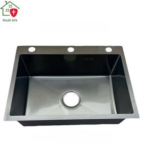 Grifo de Cocina Inteligente Multifuncional de Lujo con Cascada, Pantalla LED Digital, Juego de Fregadero de Cocina de Acero Inoxidable 304 - Product Image 1