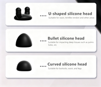 Outil de massage corporel ABS, 6 modes de vibration, marteau de percussion avec charge Type C pour la relaxation musculaire du corps