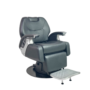 Fauteuil de réception ergonomique moderne en cuir PU durable pour salons de beauté et salons de coiffure - Mobilier de salon inclinable électrique - Product Image 1