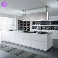 Dapur untuk apartemen lemari kayu kecil semua dalam satu unit dapur lemari modular dapur produsen furnitur kustom