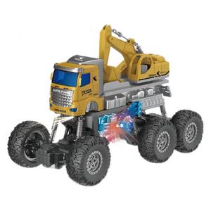 <span class=keywords><strong>Camion</strong></span> <span class=keywords><strong>de</strong></span> voirie télécommandé 6 roues personnalisé avec lumières réalistes, fonctions d'escalade sur route, télécommande 2,4 GHz, portée <span class=keywords><strong>de</strong></span> 50 m, écologique - Product Image 5
