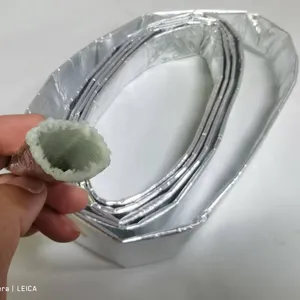Funda de fibra de vidrio funda de aluminio reflectante de calor funda de fibra de vidrio