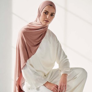 Chapeau bob et écharpe pour femme en coton mercerisé à bord frisé, couleur unie, de haute qualité, pour toutes les saisons - Product Image 1