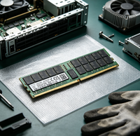 Memoria RAM para servidor DDR5 ECC RDIMM de 128 GB, 5600 MHz, 288 pines, 1.1 V, registrada, nueva, para servidor empresarial en rack.