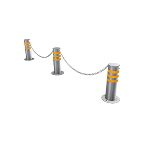 Barriera di sicurezza stradale riflettente esterna a basso prezzo fissa perni stradali in acciaio inossidabile palo per parcheggio dissuasori di sicurezza fissi - Product Image 3