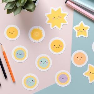 High-quality custom printed waterproof vinyl PVC cartoon stickers for children - Product Image 2