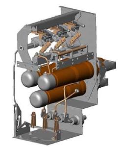 แหวน SF6 20kV หุ้มฉนวนก๊าซสำหรับหน่วยงานหลัก Rmu RM6ความปลอดภัย ccvv สวิตช์หุ้มฉนวนก๊าซ CCVV - Product Image 6